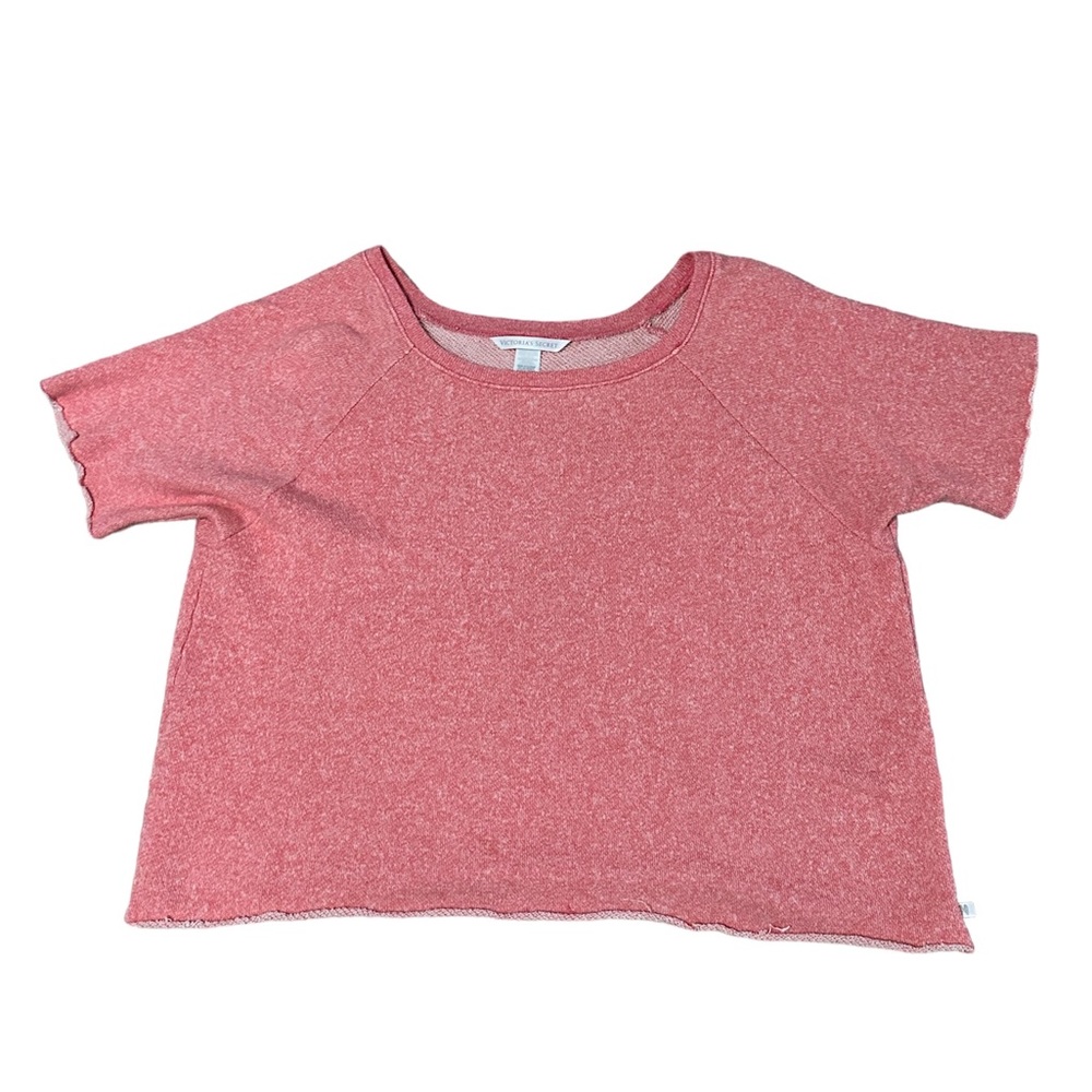 Victoria’s Secret Terry Cloth Cropped Oversized Top